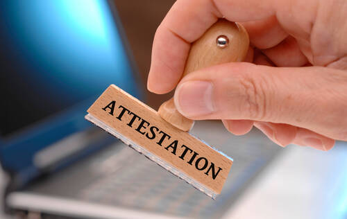 PC : attestations du droit