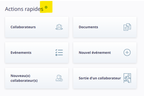 Configurer ses favoris